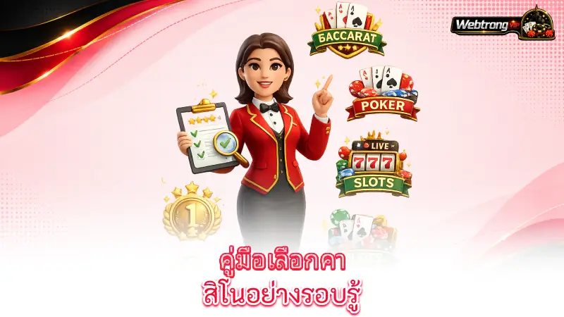 คู่มือเลือกคาสิโนอย่างรอบรู้