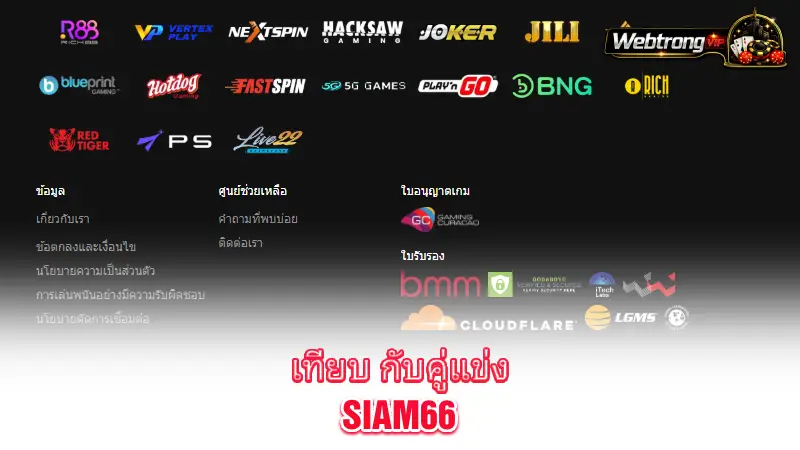 Siam66-strengths-vs-online-competitors